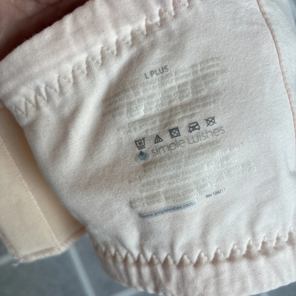 Lansinoh Simple Wishes Hands‎ Free Bra Breastfeeding Nursing Pumping Sz L Plus